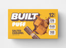 Salted Caramel Puff Protein Bars (Box of 12) by Built