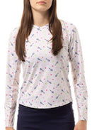 SanSoleil: Ladies Print Long Sleeve Crew Neck - 900428PR