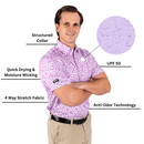2Putt Golf - Wrong Fairway Men's Polo (Lavender)