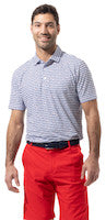 SanSoleil: Men's UPF 50 SolTek Short Sleeve Print Polo - 900840