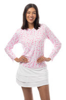 SanSoleil: Ladies Print Long Sleeve Crew Neck - 900428PR
