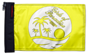 Girls Of Paradise 12"x18" Forever Wave Flag for Boats