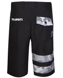Tattoo Golf: Men's Zuma Cool-Stretch Golf Shorts - Black/Camo X Clothing