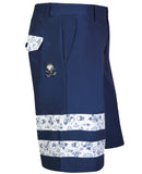 Tattoo Golf: Men's Zuma Cool-Stretch Golf Shorts - Navy/Flash Clothing