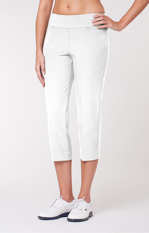 Tail Activewear Women's White Mulligan Capri (Size 4) SALE
