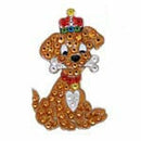 Bonjoc: Ball Marker & Hat Clip -Seema Sparkle Line - "Bentley" Dog