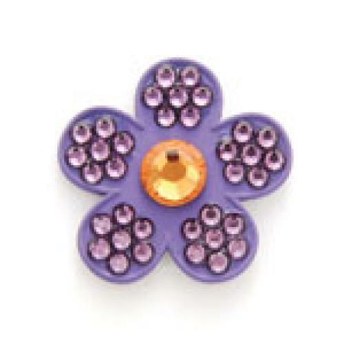 Bonjoc: Flower Ball Marker & Hat Clip - Lilac