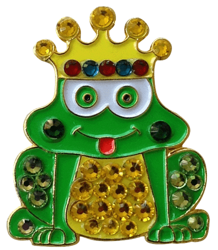 Bonjoc: Ball Marker & Hat Clip - FROG PRINCE