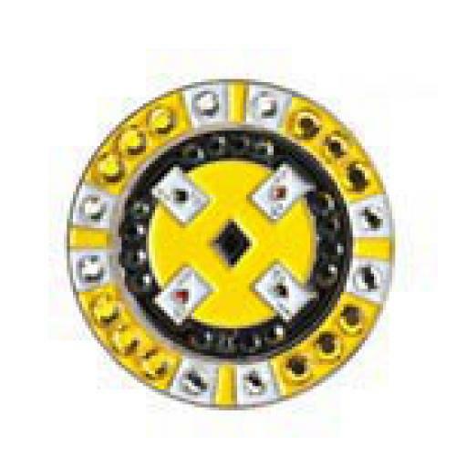 Ball Marker & Hat Clip Poker Chip