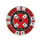 Bonjoc: Ball Marker & Hat Clip - Red Poker Chip
