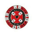 Bonjoc: Ball Marker & Hat Clip - Red Poker Chip