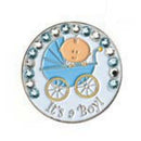 Bonjoc: Ball Marker & Hat Clip - IT'S A BOY