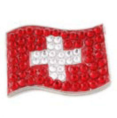 Bonjoc: Flag Ball Marker & Hat Clip - Switzerland