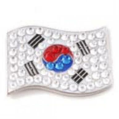 Bonjoc: Flag Ball Marker & Hat Clip - Korea