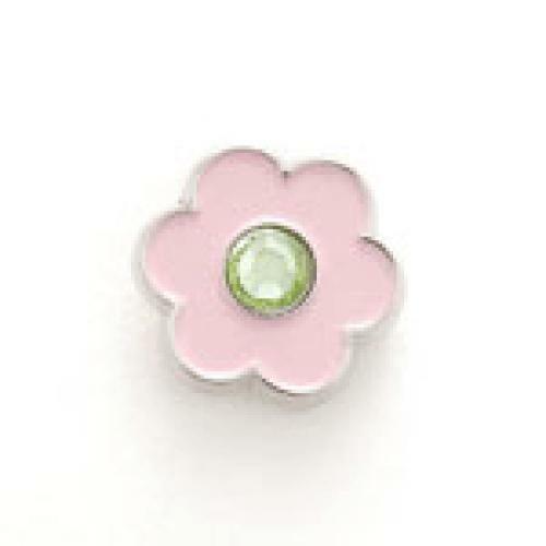 Bonjoc: Snap-On Ball Marker - Flower Pink with Green Center