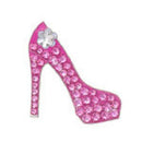 Bonjoc: Ball Marker & Hat Clip - Seema Sparkle Line - PINK STILETTO