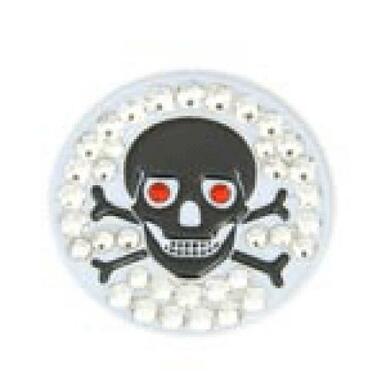 Bonjoc: Ball Marker & Hat Clip - Skull & Bones
