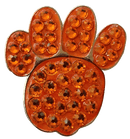 Bonjoc: Ball Marker & Hat Clip - Orange Tiger Paw