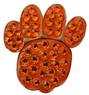 Bonjoc: Ball Marker & Hat Clip - Orange Tiger Paw