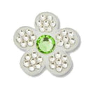 Bonjoc: Flower Ball Marker & Hat Clip - Ivory