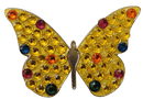Bonjoc: Ball Marker & Hat Clip - Yellow Butterfly
