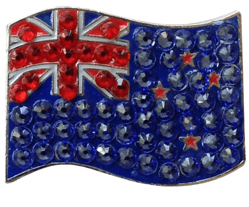 Bonjoc: Flag Ball Marker & Hat Clip - New Zealand