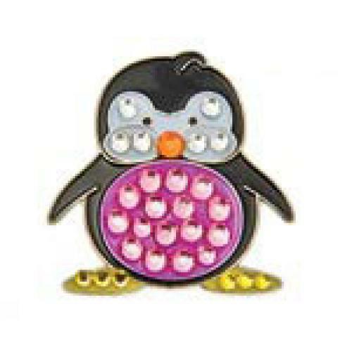 Bonjoc: Ball Marker & Hat Clip - Penguin (Pink)