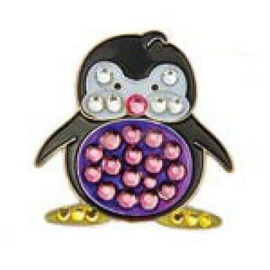 Bonjoc: Ball Marker & Hat Clip - Penguin (Purple)