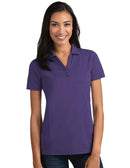 Antigua: Women's Essentials Short Sleeve Polo - Dark Purple Tribute 104198 Clothing