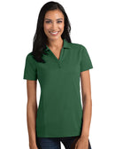 Antigua: Women's Essentials Short Sleeve Polo - Dark Pine Tribute 104198 Clothing