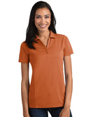 Antigua: Women's Essentials Short Sleeve Polo - Burnt Orange Tribute 104198 Clothing