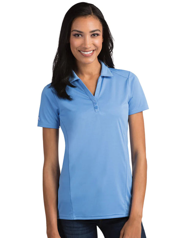 Antigua: Women's Essentials Short Sleeve Polo - Columbia Blue Tribute 104198