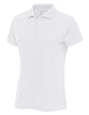 Antigua: Women's Essentials Short Sleeve Polo - White Legacy 104275 Clothing