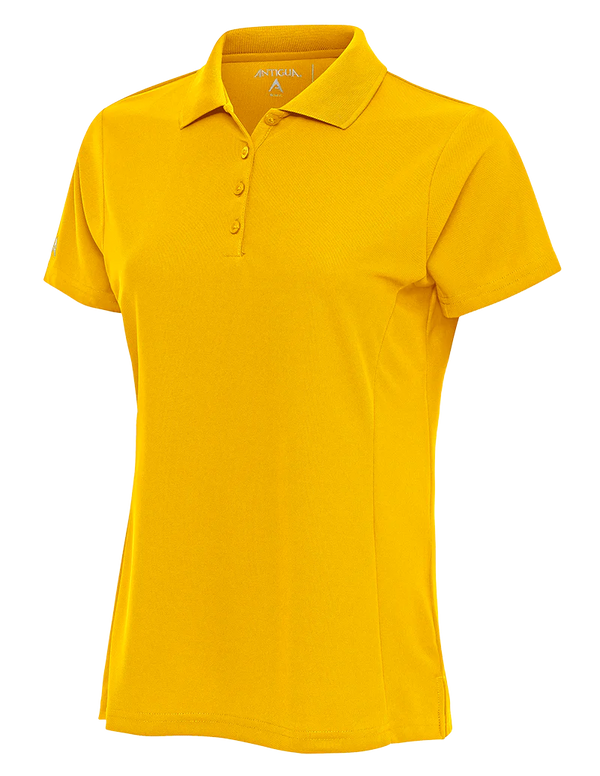 Antigua: Women's Essentials Short Sleeve Polo - New Gold Legacy 104275
