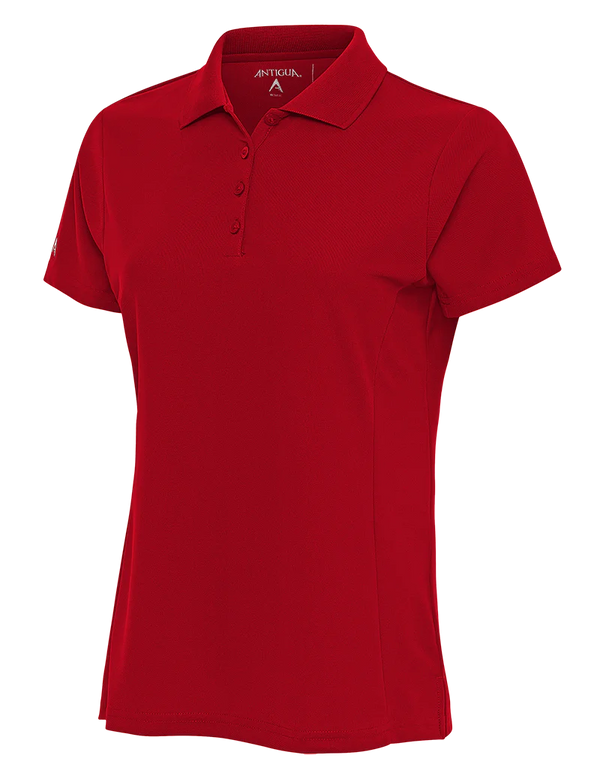 Antigua: Women's Essentials Short Sleeve Polo - Dark Red Legacy 104275