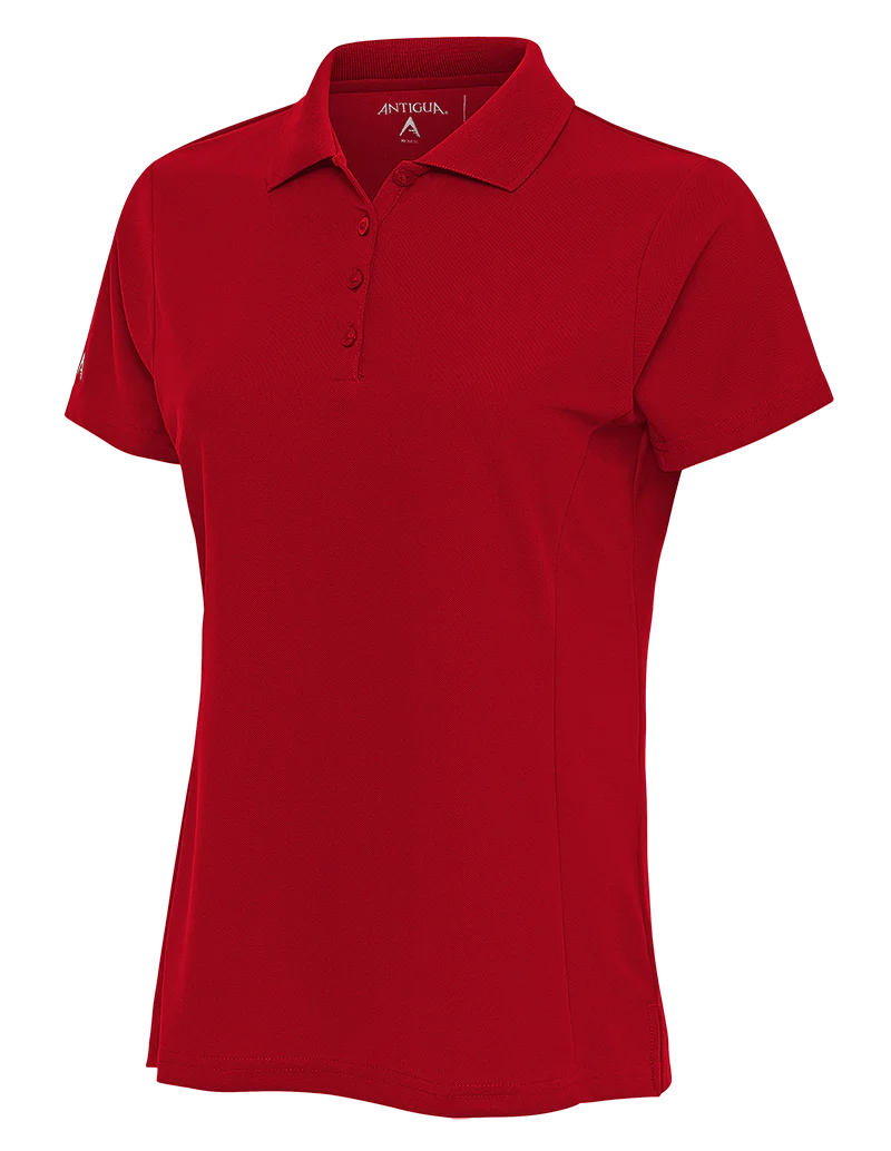Antigua: Women's Essentials Short Sleeve Polo - Dark Red Legacy 104275