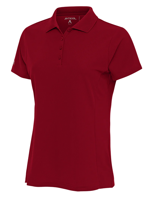 Antigua: Women's Essentials Short Sleeve Polo - Cardinal Red Legacy 104275