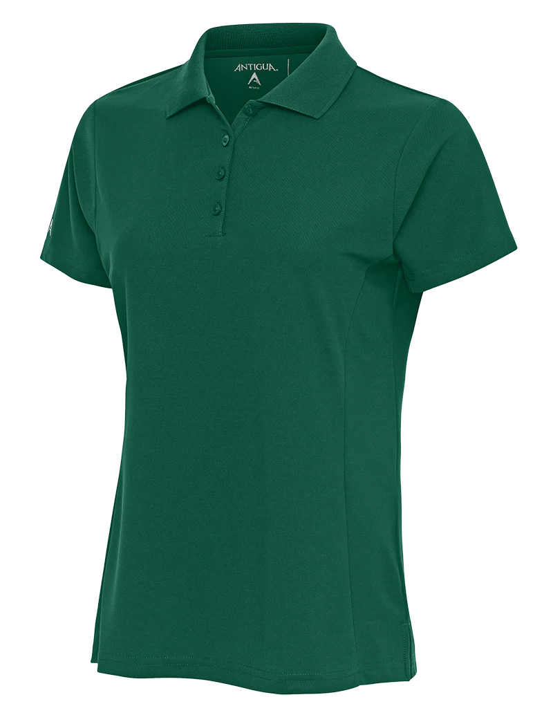 Antigua: Women's Essentials Short Sleeve Polo - Evergreen Legacy 104275