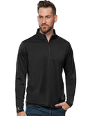 Antigua: Men's Essentials 1/4 Zip Pullover - Tribute Black 104644 Clothing