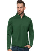 Antigua: Men's Essentials 1/4 Zip Pullover - Tribute Dark Pine 104644 Clothing