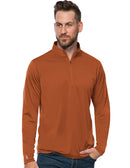 Antigua: Men's Essentials 1/4 Zip Pullover - Tribute Burnt Orange 104644 Clothing