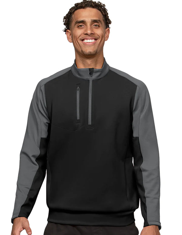 Antigua: Men's Essentials Pullover - Team Black/Carbon 104646