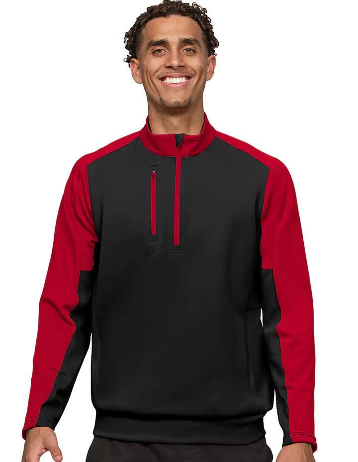 Antigua: Men's Essentials Pullover - Team Black/Red 104646