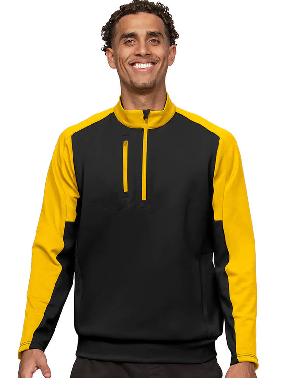 Antigua: Men's Essentials Pullover - Team Black/Gold 104646