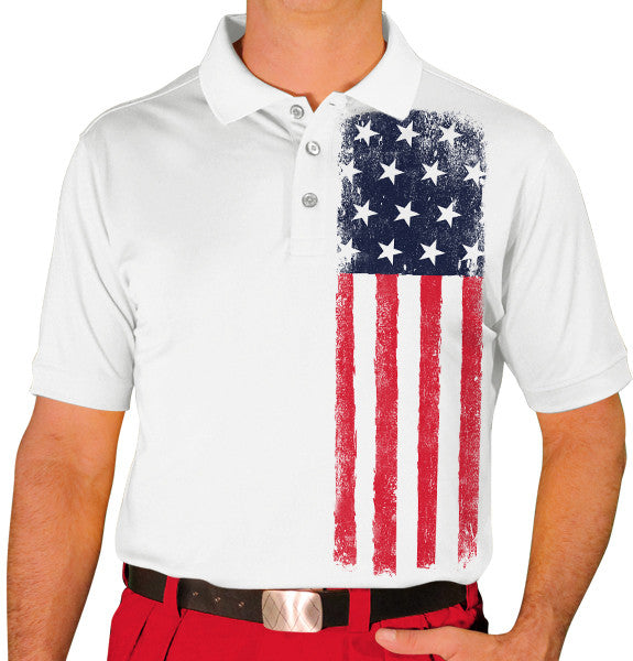 Golf Knickers: Men's Homeland Golf Shirt - United States