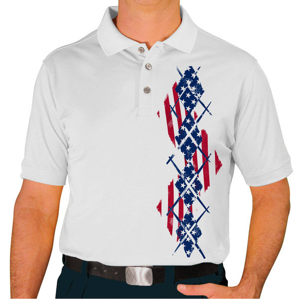 Golf Knickers: Men's Homeland Golf Shirt - United States