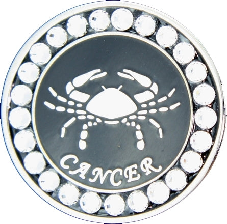 BELLA Swarovski Crystal Ball Marker & Hat Clip - Zodiac Cancer
