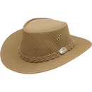 Aussie Chiller Outback Bushie Perforated Hat - Carmel