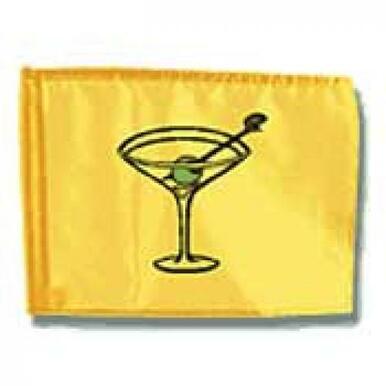 Markers Inc - Backyard Golf Flag: Cocktail Golf Flag