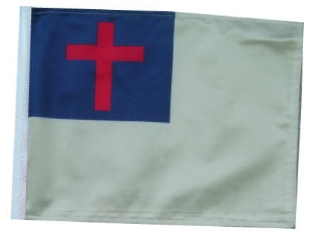 SSP Flags: 6x9 inch Golf Cart Replacement Flag - Christian